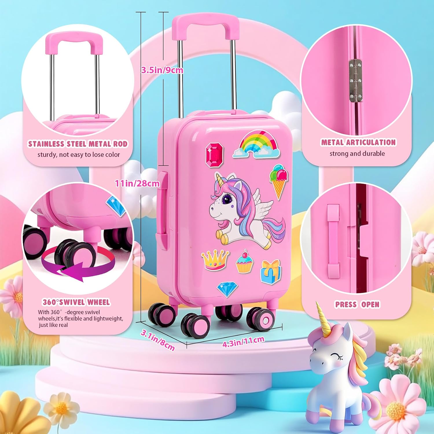 Detalle de 18 inch Doll Travel Set, 26-Piece WONDOLL