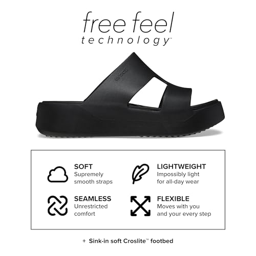 Thumbnail 5 de Crocs Women's Getaway Platform H-Strap in Latte (8 UK) – Lightweight Comfort for Everyday Wear