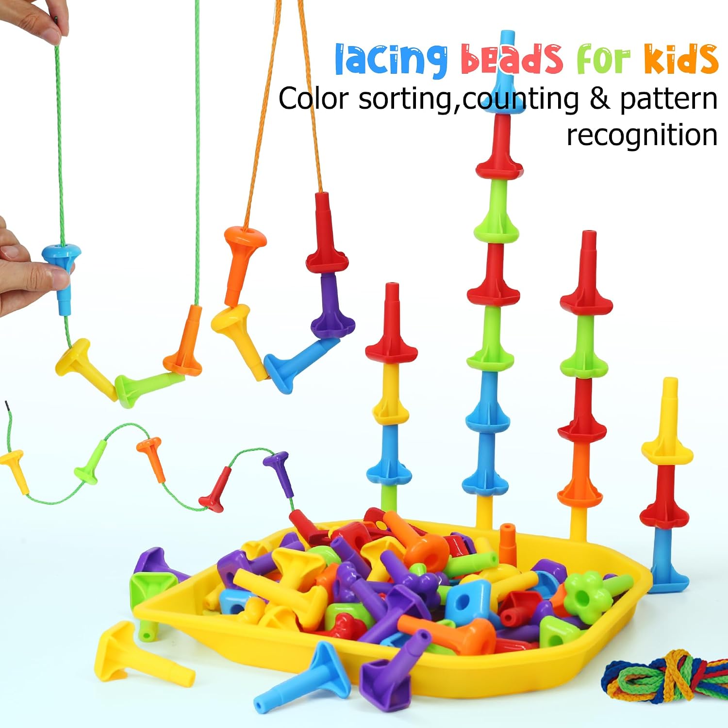 Detalle 2 de Peg Board Toy Set 73-Piece STEM Building Kit