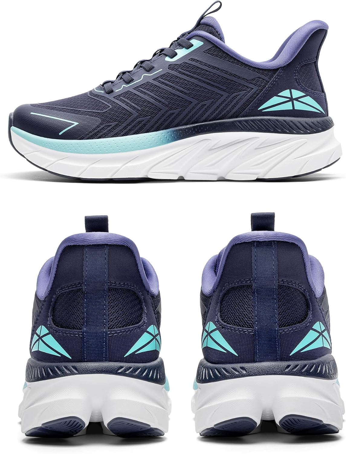 Thumbnail 6 de ALLSWIFIT Slip-On Athletic Sneakers for Women (No-Tie, Breathable, Non-Slip)