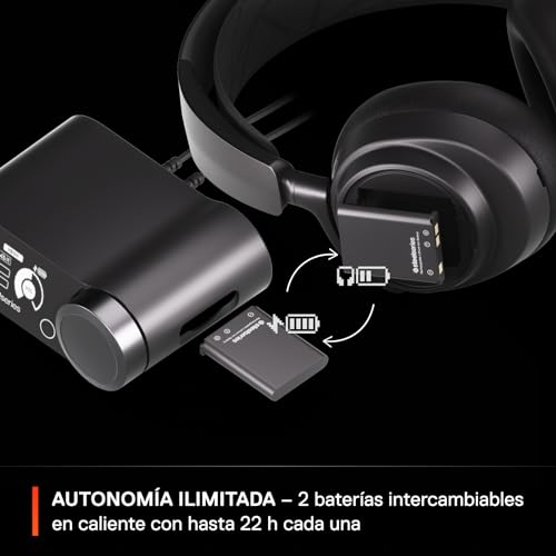 Thumbnail 6 de SteelSeries Arctis Nova Pro Wireless X: auriculares gaming multisistema con cancelación de ruido y batería intercambiable
