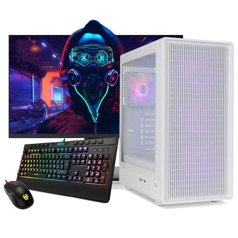 Detalle de NeoPC MC-X7E: PC Gaming con Ryzen 7 5700G, RTX 4060 y monitor 27" + periféricos