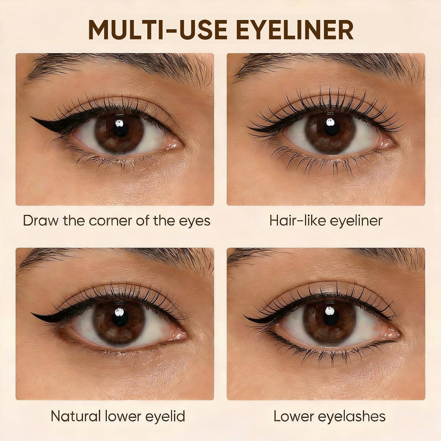 Thumbnail 6 de JUDYDOLL Ultra-Fine Liquid Eyeliner #2 Deep Brown, Waterproof Flexible Tip