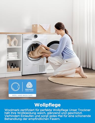 Thumbnail 7 de Midea MD20EH100WB-A3 Wärmepumpentrockner – 10 kg, A+++, UV Hygiene, Knitterschutz, Woolcare, Auto Dry, Fernsteuerung