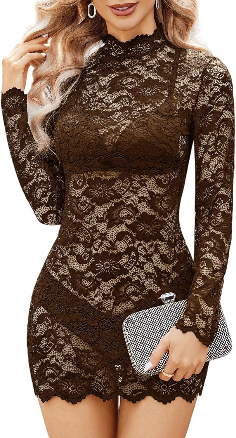 Thumbnail 5 de Avidlove Sheer Lace Mini Dress 1pc