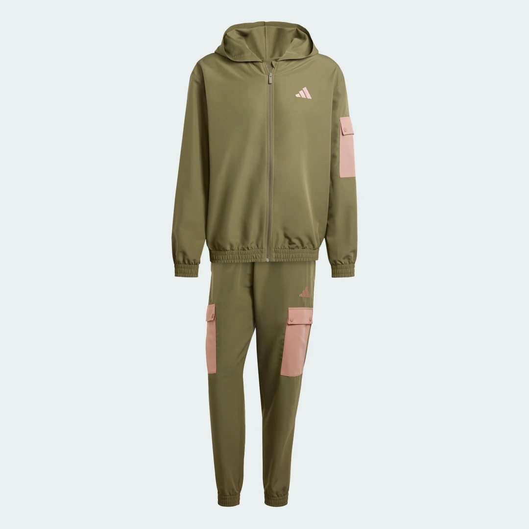 Thumbnail 3 de Chándal Adidas Sportswear Woven Cargo en Verde
