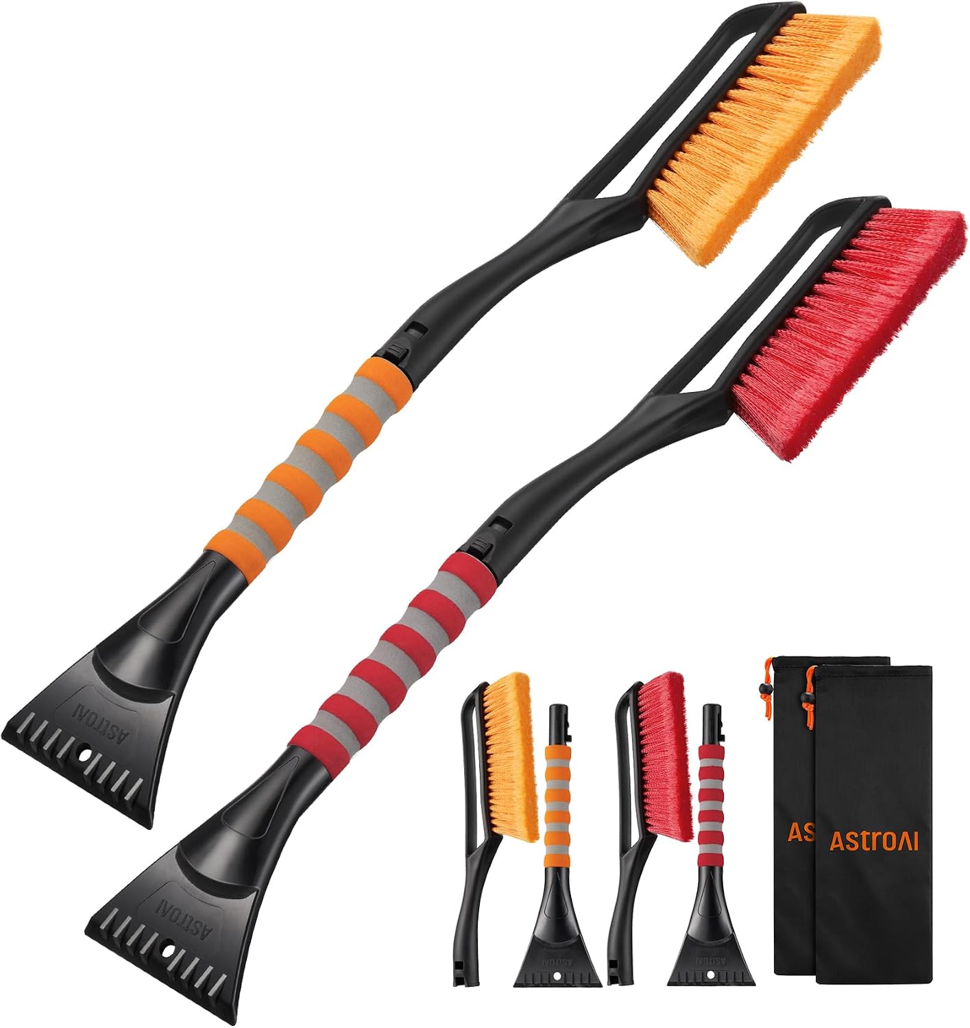 Detalle de AstroAI Snow Brush and Ice Scraper, 27-Inch