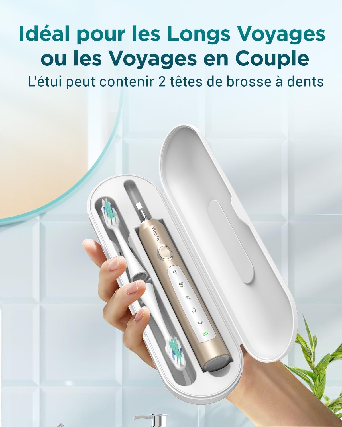 Thumbnail 5 de Brosse À Dent Électrique Soniques Voyage 50 000 rpm