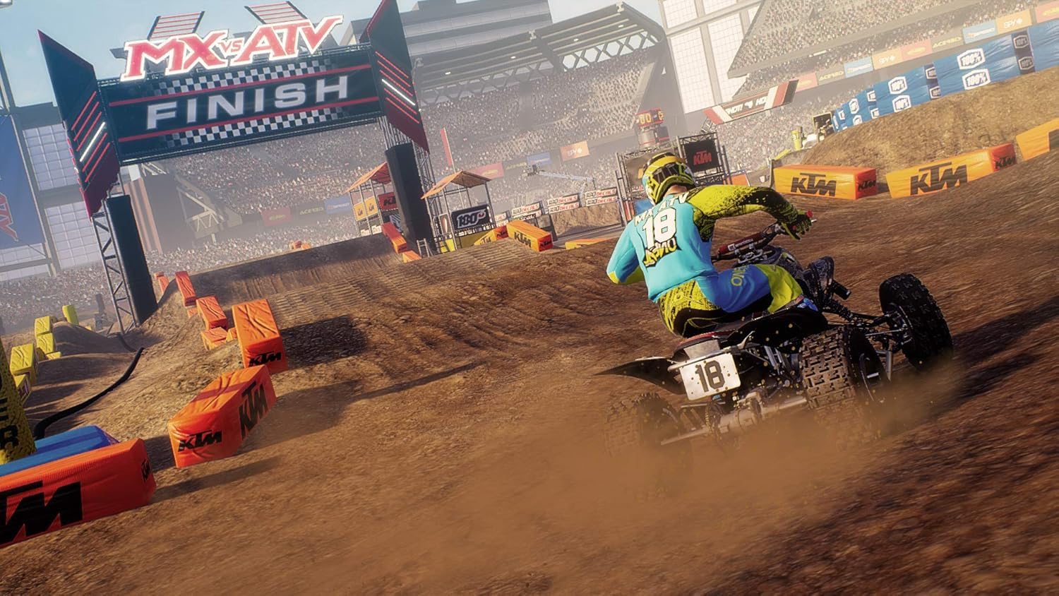 Detalle 2 de MX vs. ATV All Out – Offroad-Simulation für Nintendo Switch (1–2 Spieler, Downloadcode in der Box)