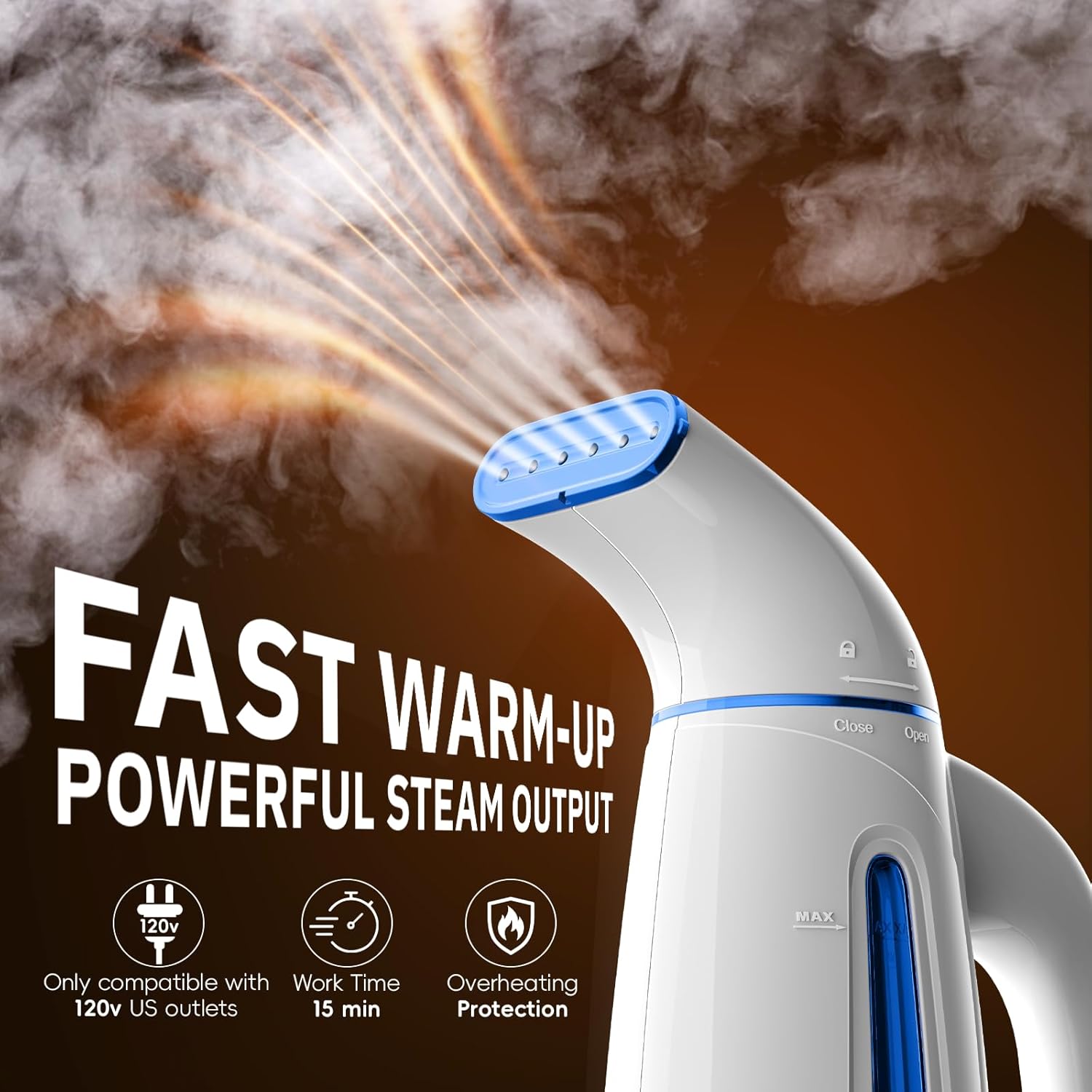 Detalle 2 de OGHom Handheld Steamer 240ml