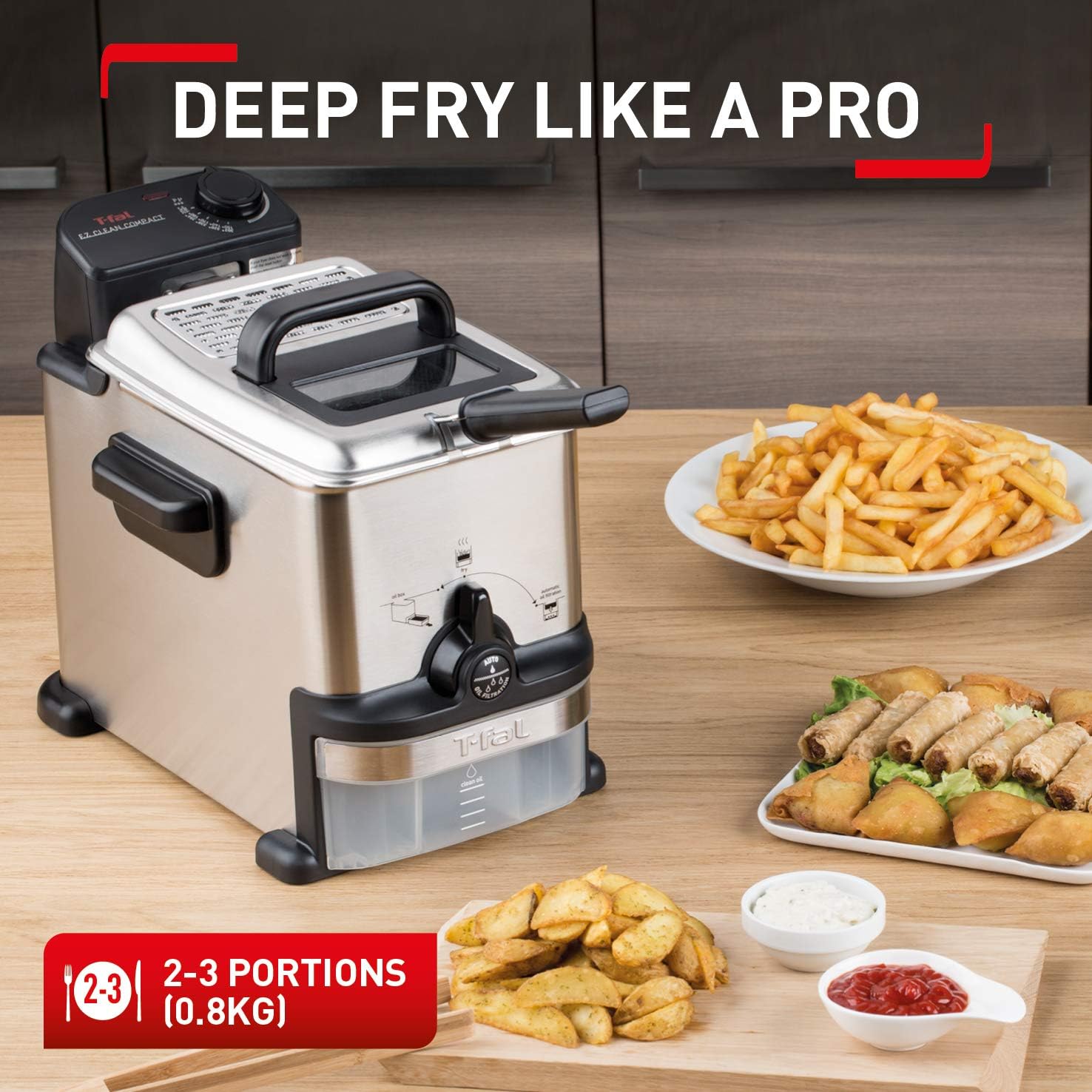 Thumbnail 1 de Tefal Oleoclean Compact 2L Fryer