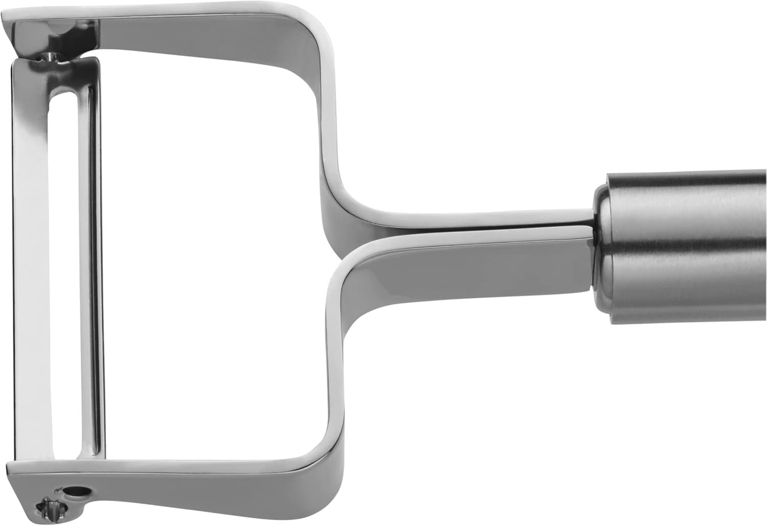 Detalle de WMF Profi Plus Sparschäler 17 cm – Rostfreier Cromargan Schäler für Spargel, Kartoffeln und mehr