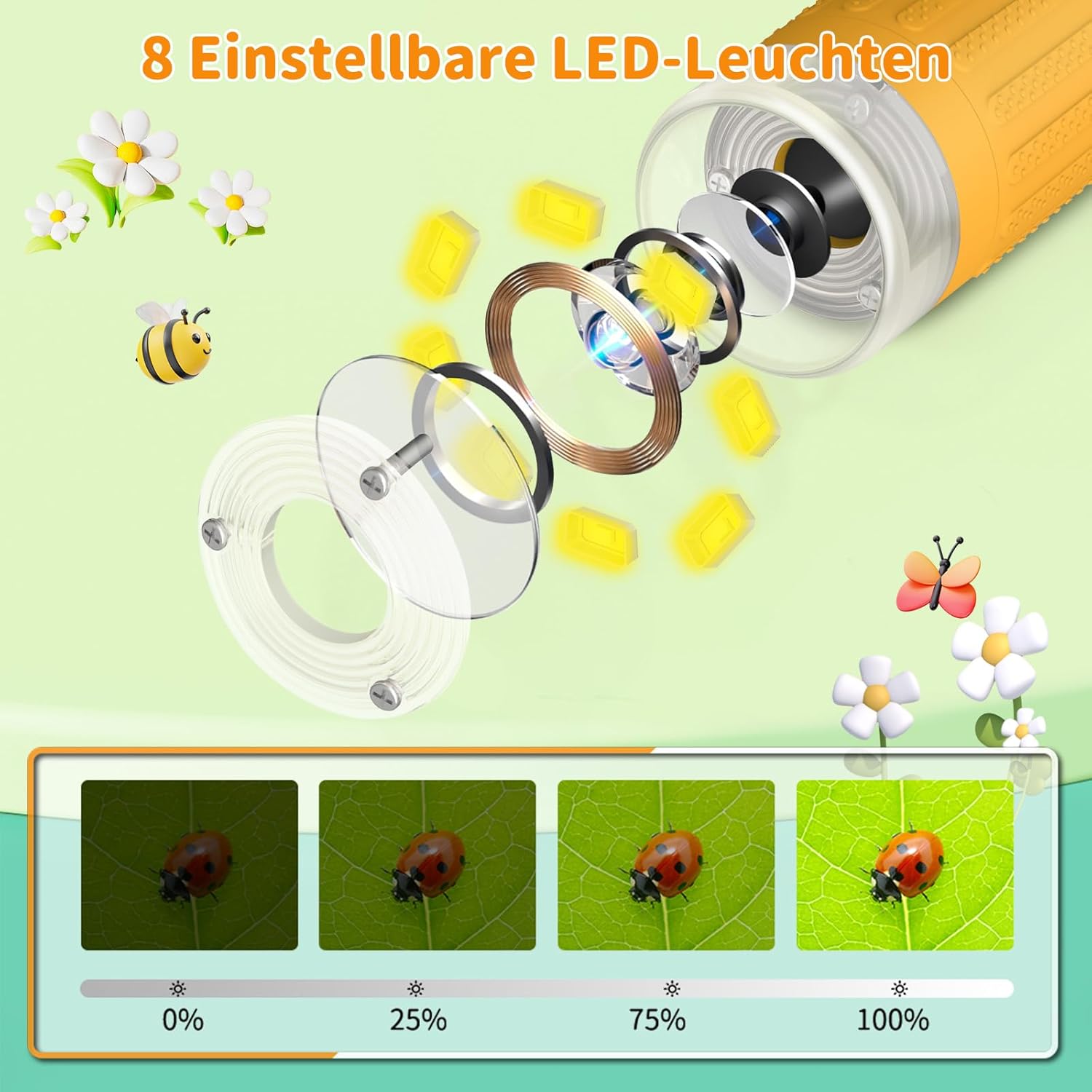 Thumbnail 3 de Kinder Mikroskop HD 3 Zoll Display