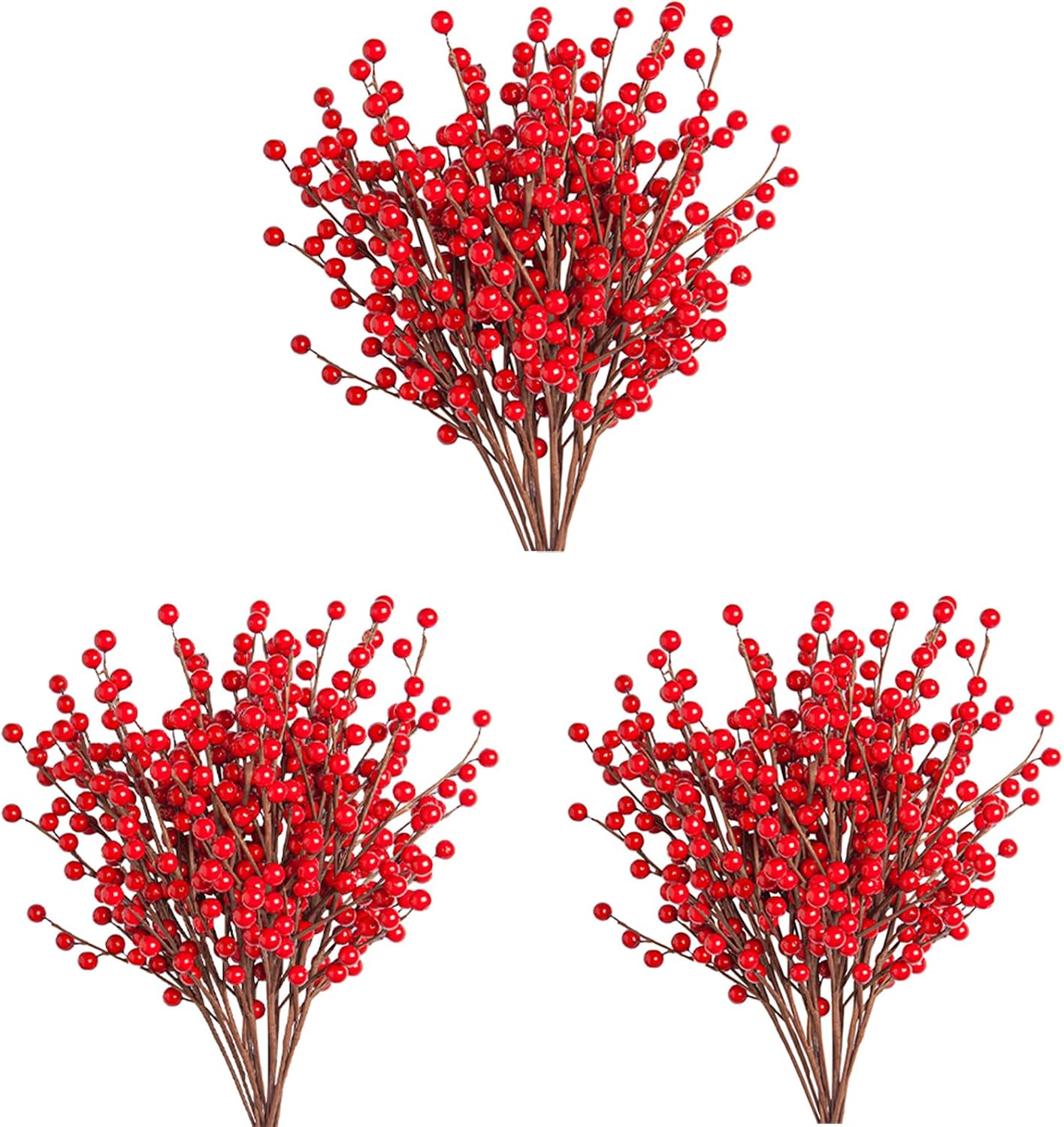 Thumbnail 6 de Wikdey Artificial Berry Stems 24-Pack
