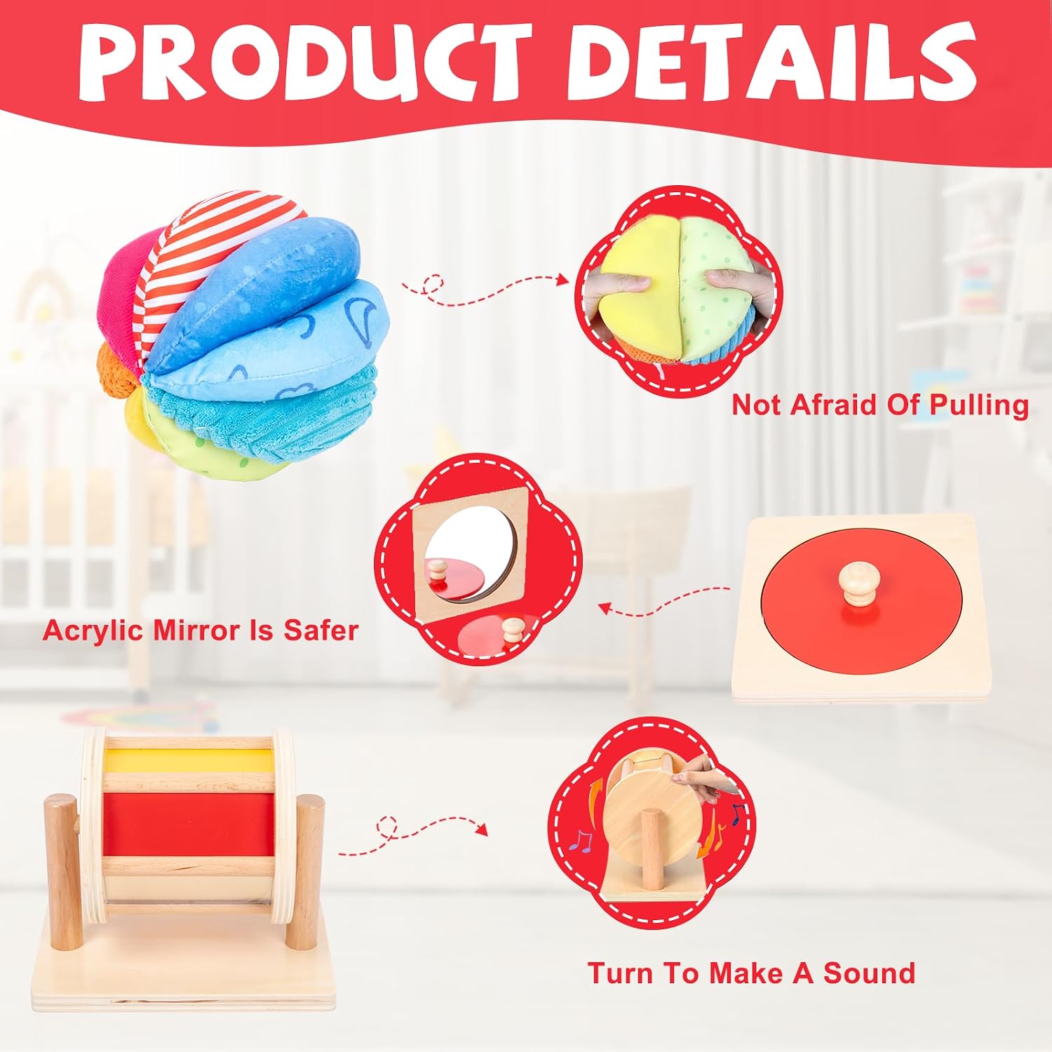 Detalle 2 de Montessori Baby Toys Play Kit for 6–12 Months