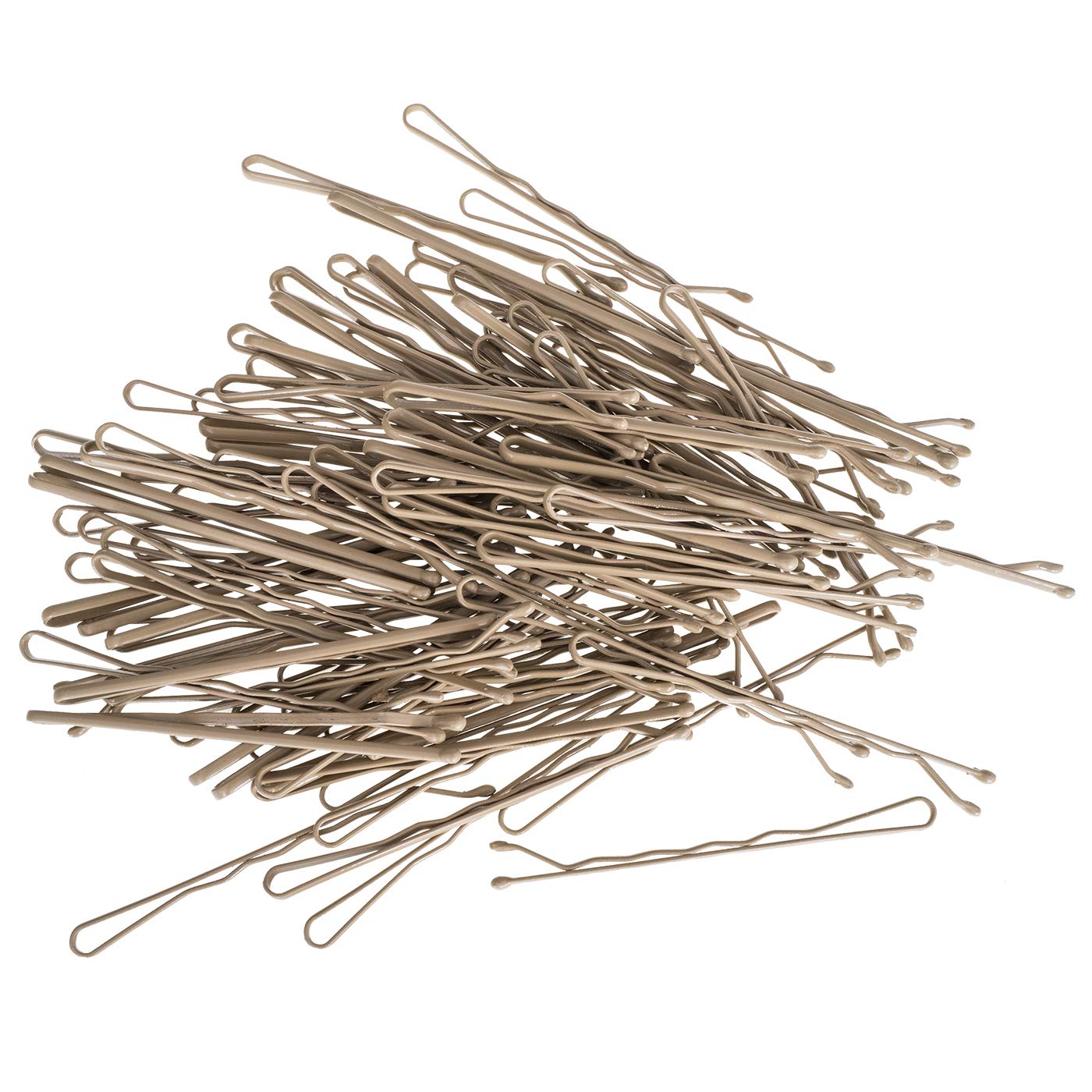 Detalle de HAARallerliebst 100 Haarnadeln – 5 cm Bobby Pins Beige für Blonde Haare | Pinke Box