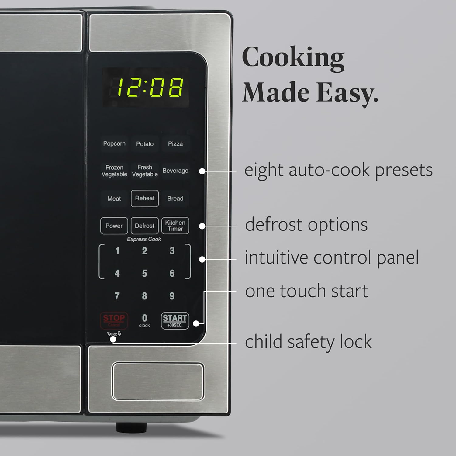 Thumbnail 2 de Farberware 0.9 Cu. Ft. Countertop Microwave Oven - 900 Watts, Auto Cook Settings, Defrost, Easy Clean