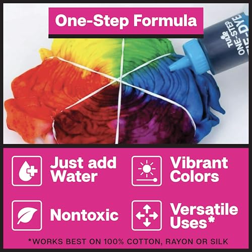 Detalle 2 de Tulip One-Step Tie Dye Kit, Large Group Activity – 18 Bottles, 14 Colors, 36 Projects