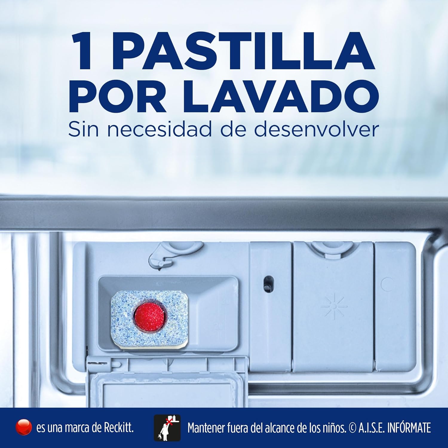Detalle 2 de Finish Powerball Power All in 1 - Pack 110 Pastillas