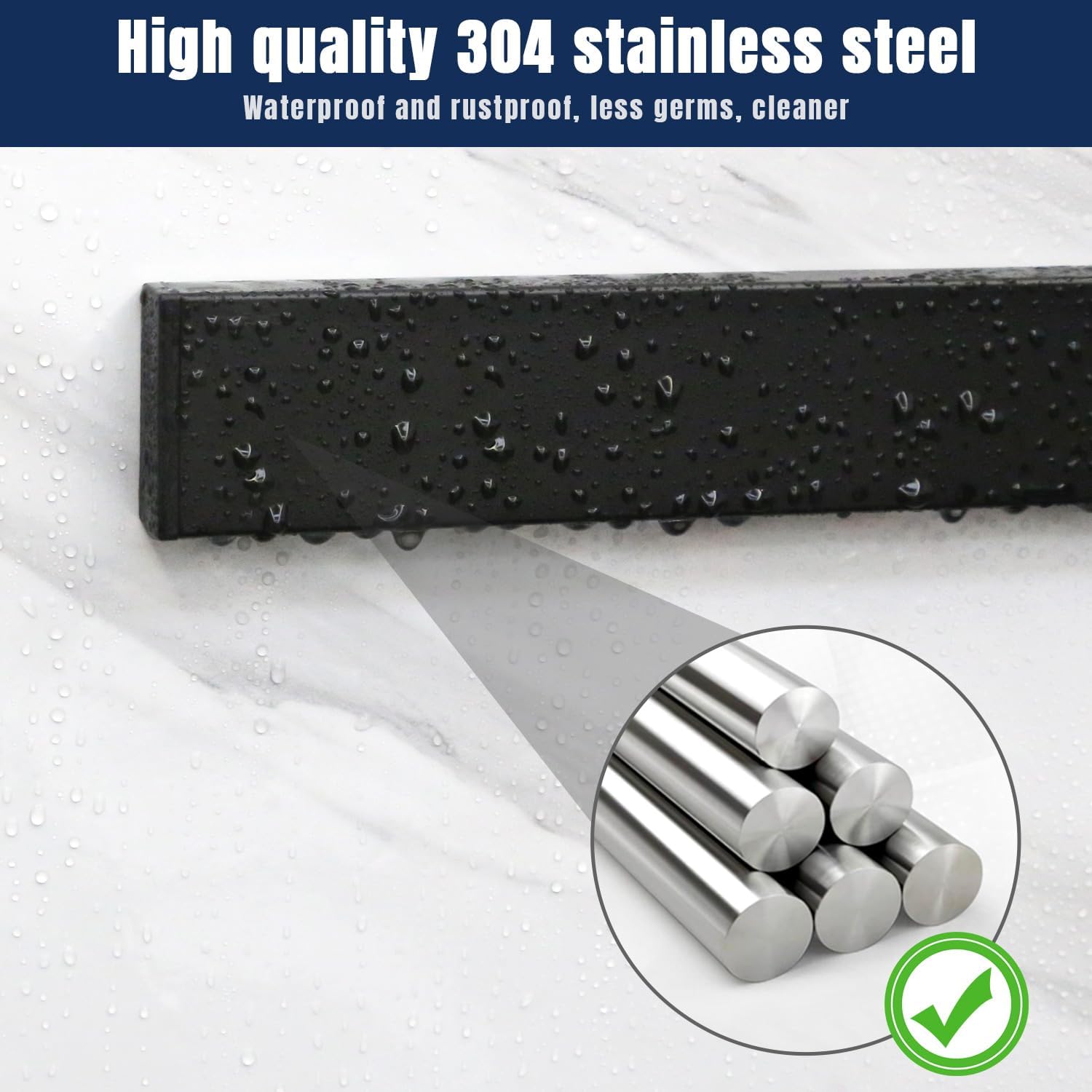 Thumbnail 6 de Dmore 59 cm magnetic knife strip with 4 hooks 🔪