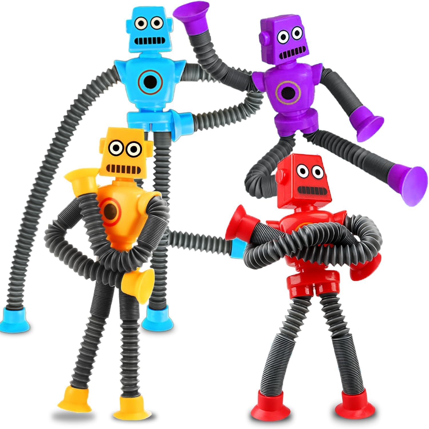 Detalle de Telescope Suction Robot Toy 4pcs