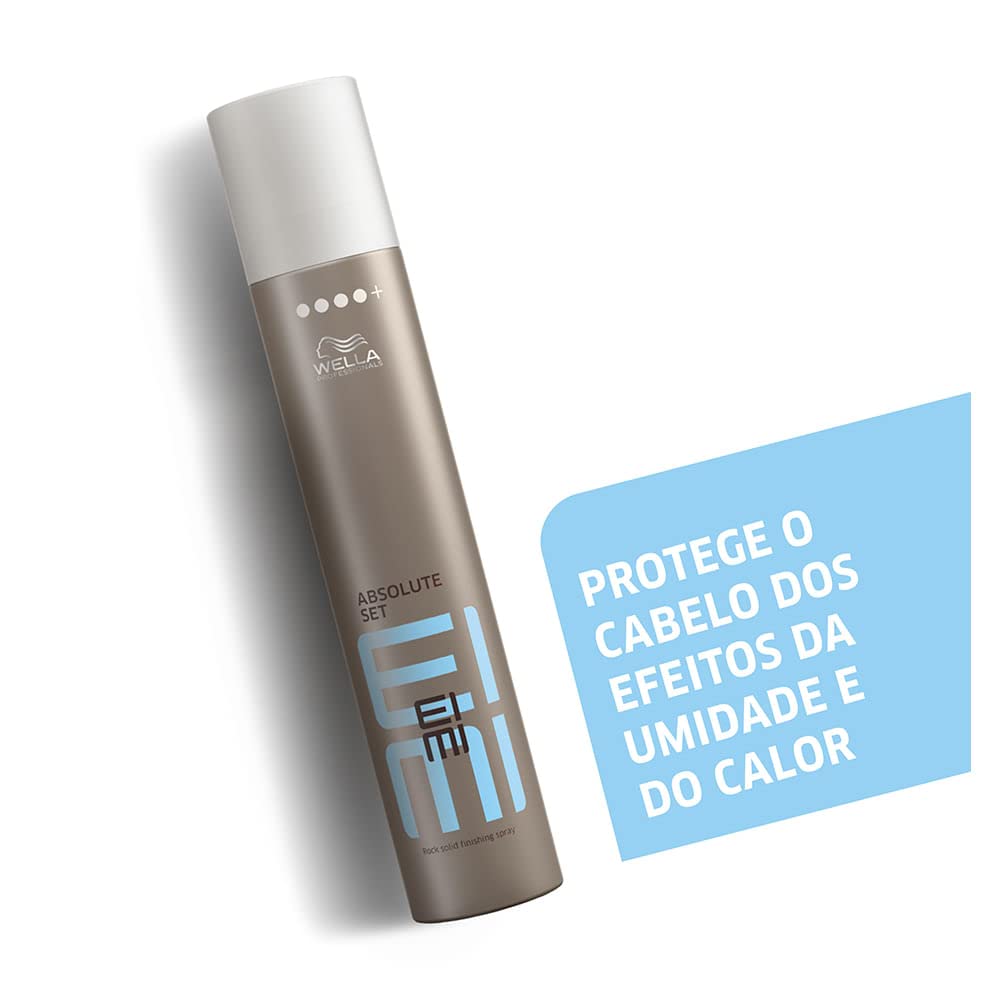 Detalle 2 de Wella EIMI Absolute Set Haarlack Fixing Spray mit extra starkem Halt (4+) gegen Frizz – 1 x 300 ml