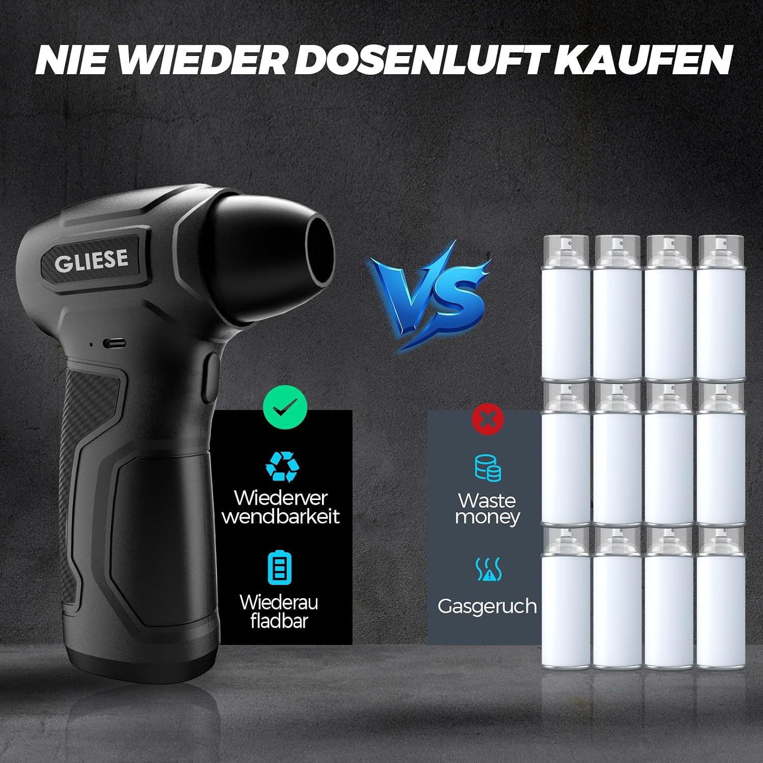 Thumbnail 2 de GLIESE Druckluftreiniger 200.000 U/min