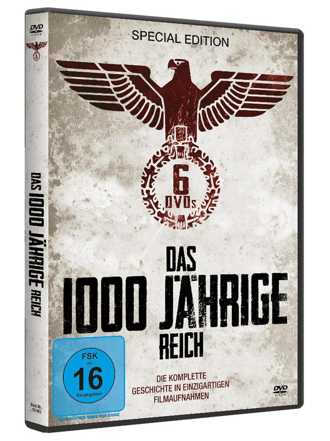 Detalle de HISTORY MOVIES Das Tausendjährige Reich 6 DVDs