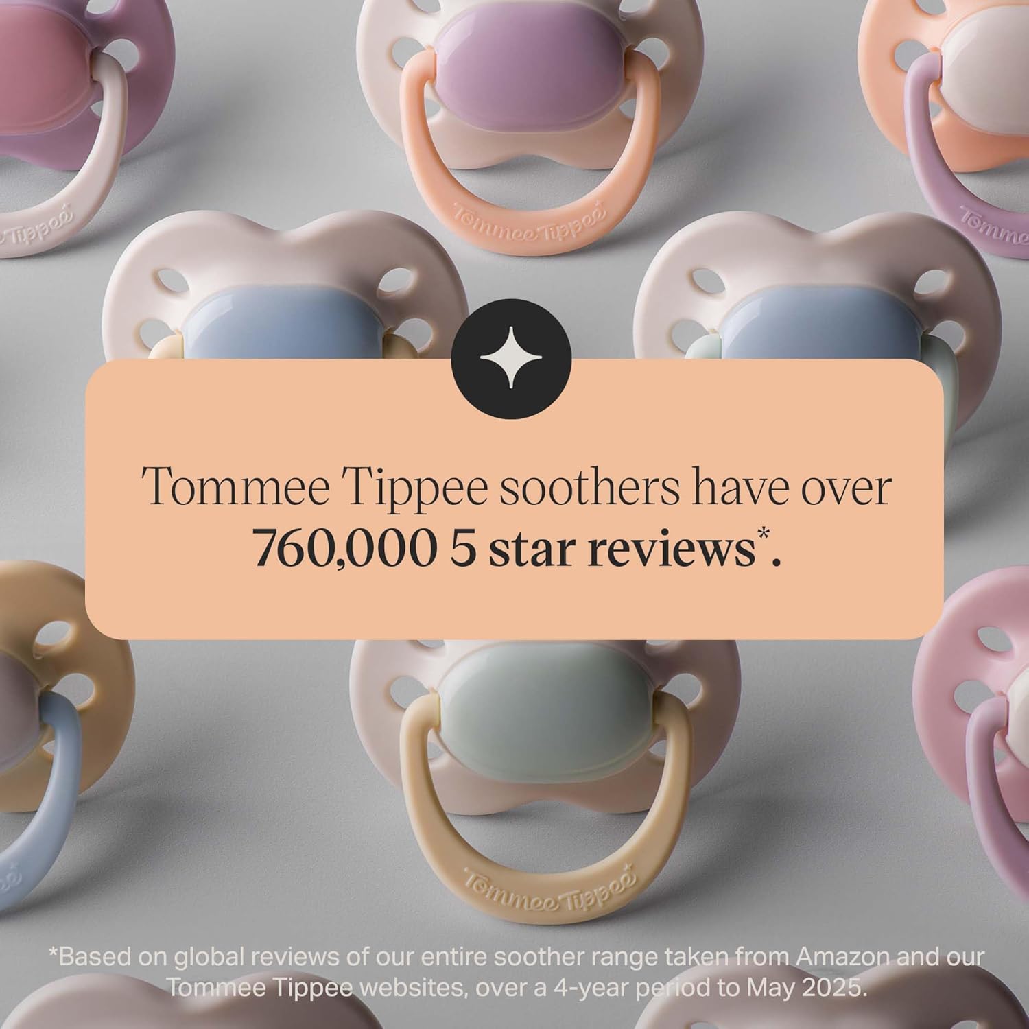 Thumbnail 6 de Tommee Tippee Ultimate Fit Soother 0-6 Months – 4 Pack (Colour Blocked)