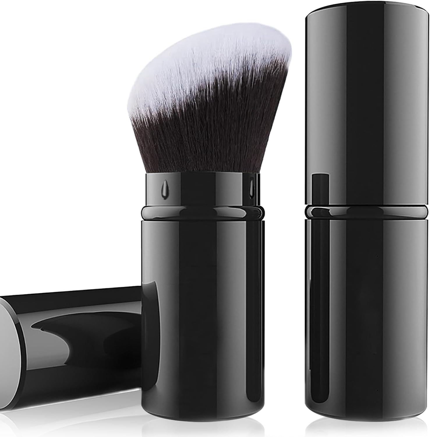 Detalle de Retractable Kabuki Makeup Brush with Aluminium Handle