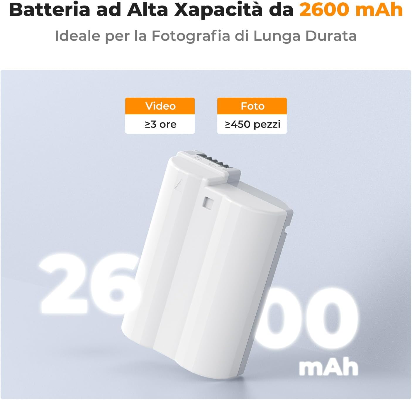 Detalle de K&F CONCEPT EN-EL15C 2600 mAh