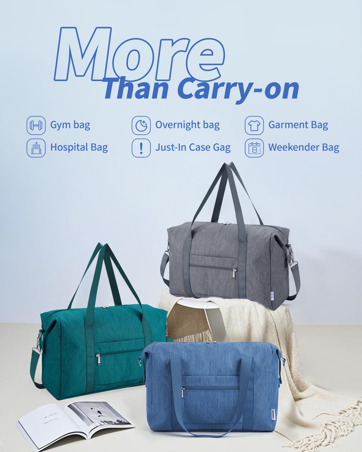 Thumbnail 5 de Underseat cabin bag 20L navy 40x30x20