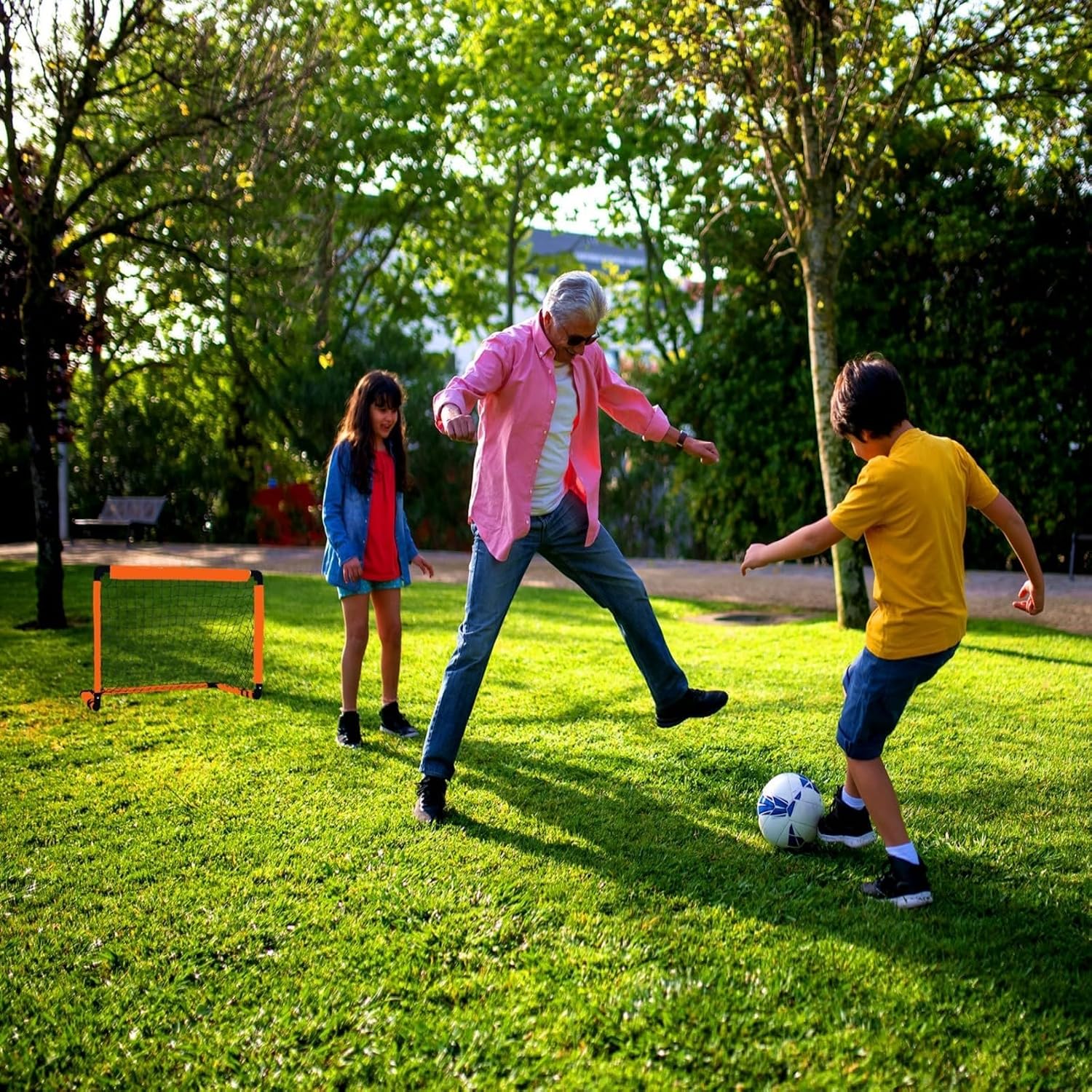 Thumbnail 3 de LZHDZQD kids football goal 60x45x45cm