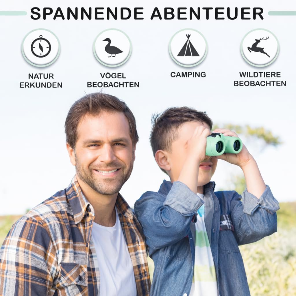 Thumbnail 4 de Promora Fernglas für Kinder 8x21 – Komplettes Set mit Lupe & Kompass