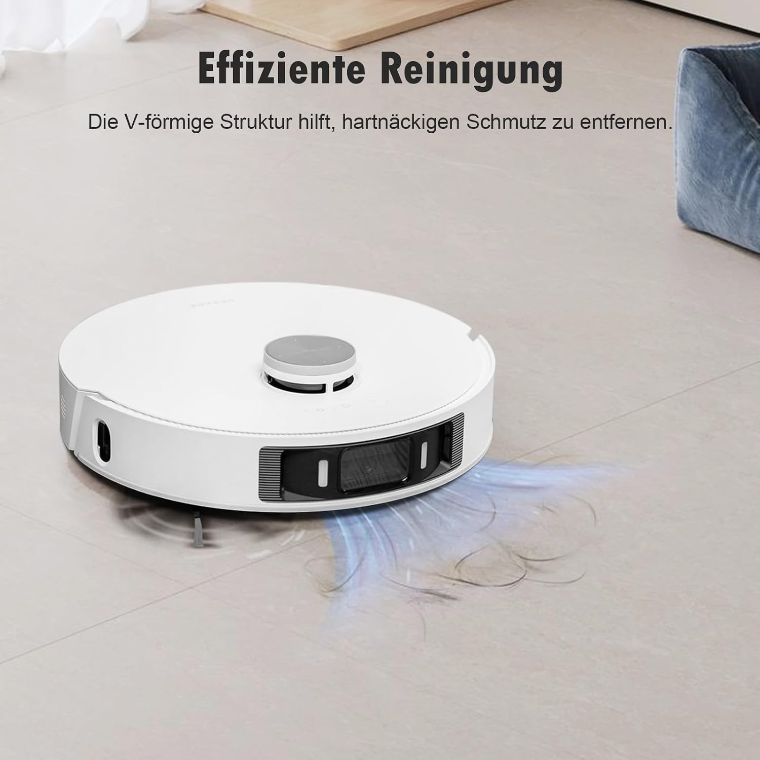 Detalle de 2 Stück Hauptbürste Ersatz aus Gummi für Dreame X40 Ultra, L10s Ultra und weitere Modelle