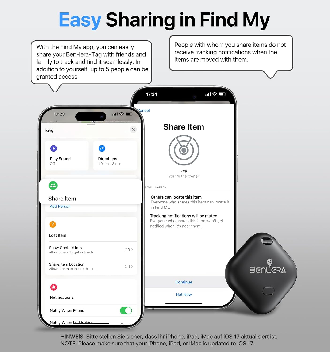 Thumbnail 6 de Item Finder Smart Tracker Tag with sound
