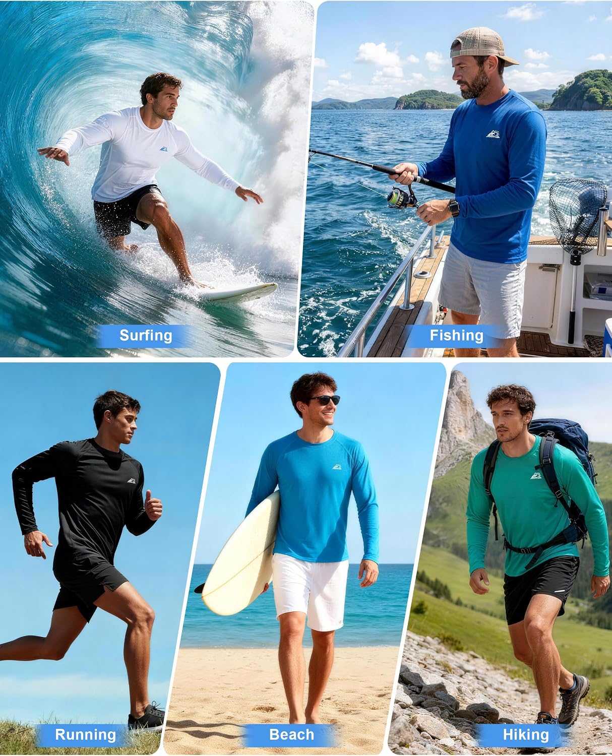 Detalle 2 de Twekfish Men's Rash Guard, 100% Polyester