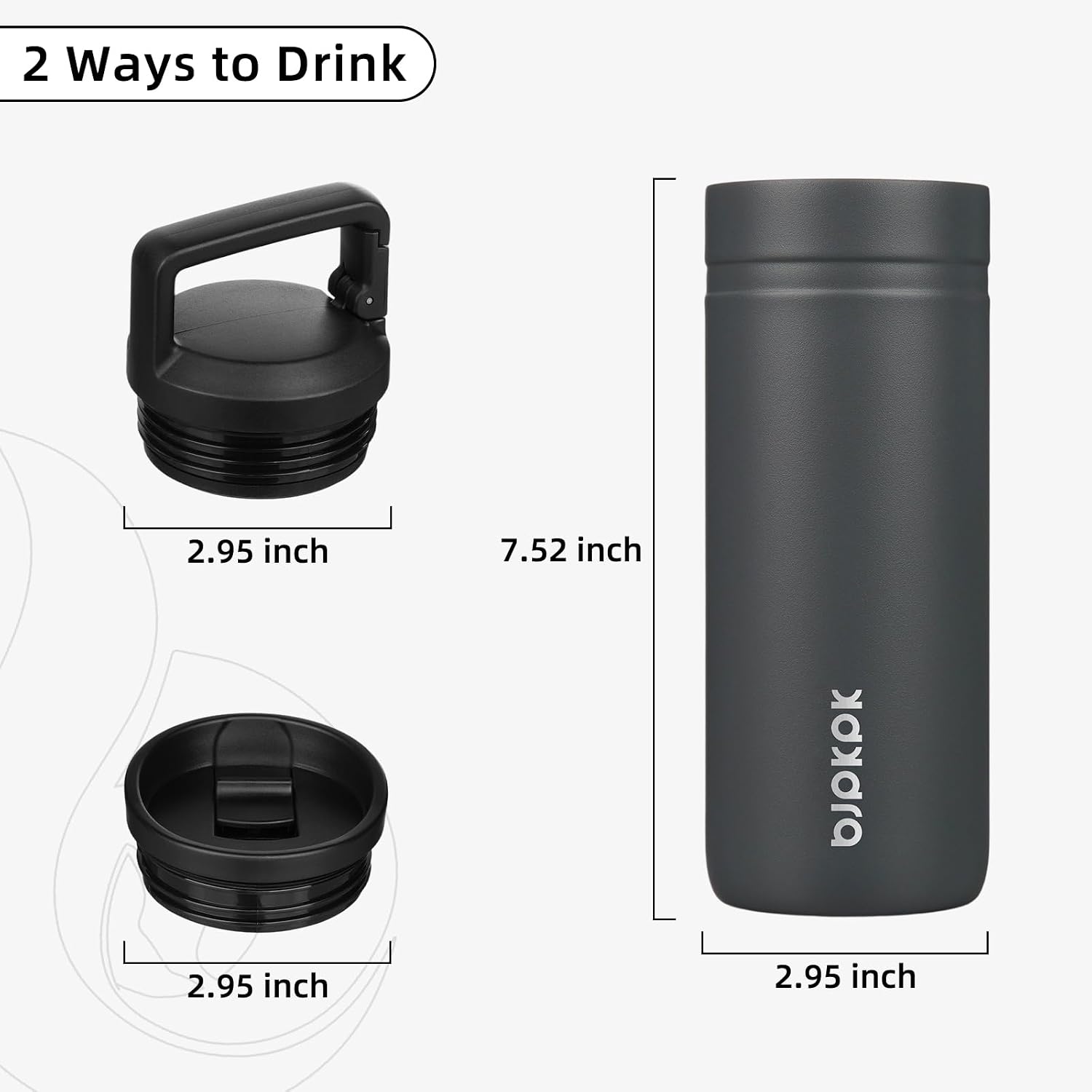 Detalle 2 de BJPKPK Insulated Travel Bottle 20 oz