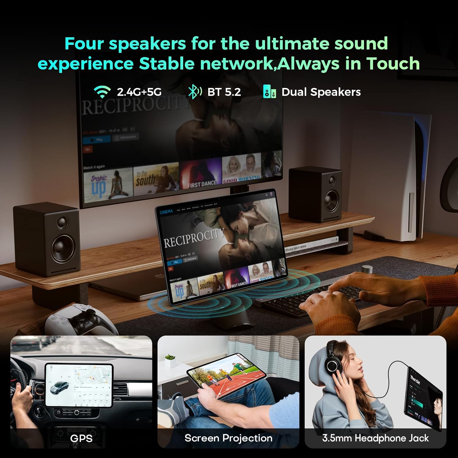 Thumbnail 6 de TECLAST Android 16 Tablet P50T CASE (11 Zoll, 90Hz) mit 12GB RAM, 128GB und Stift