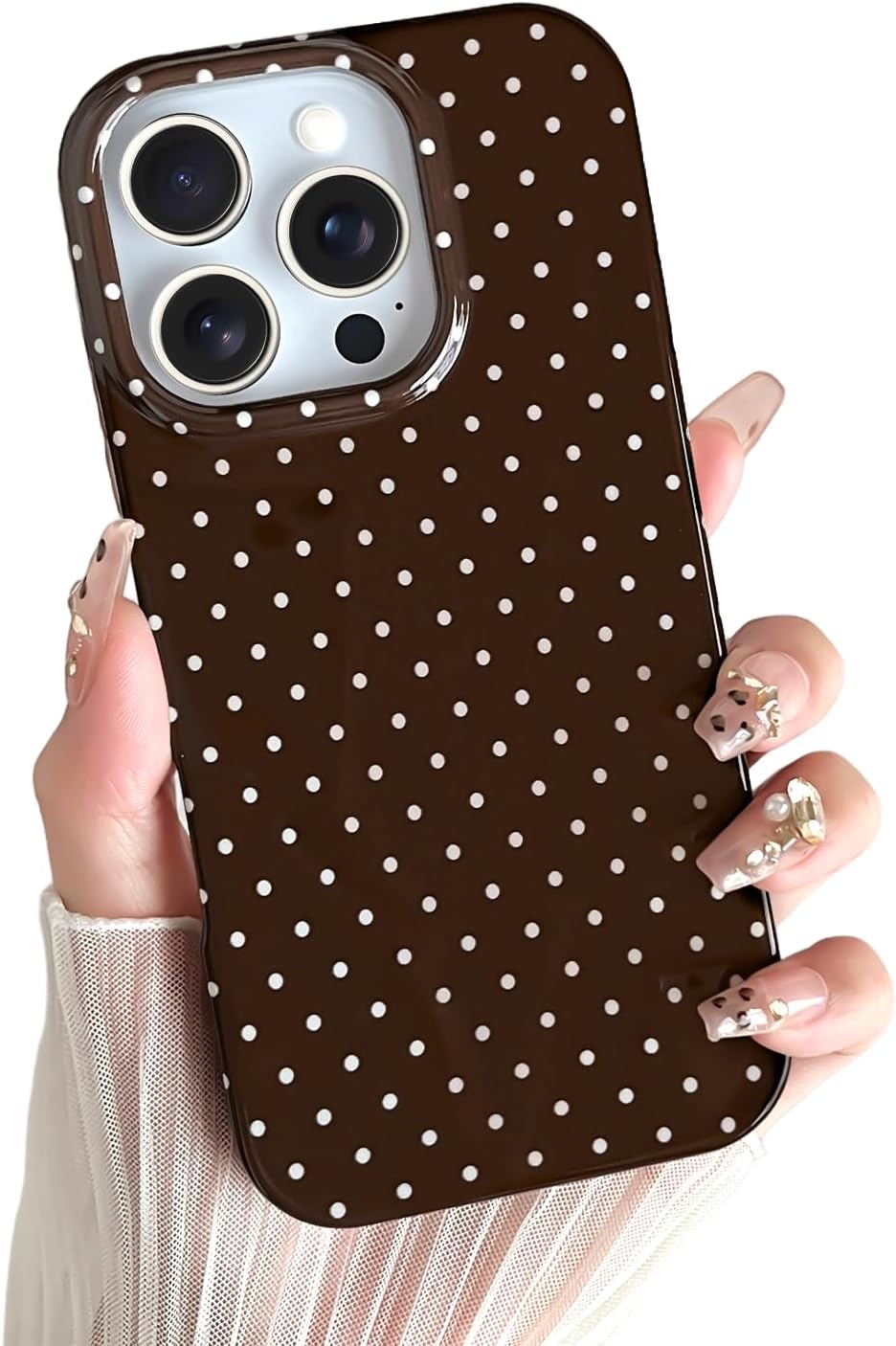Detalle de iPhone 16 Pro polka dot case