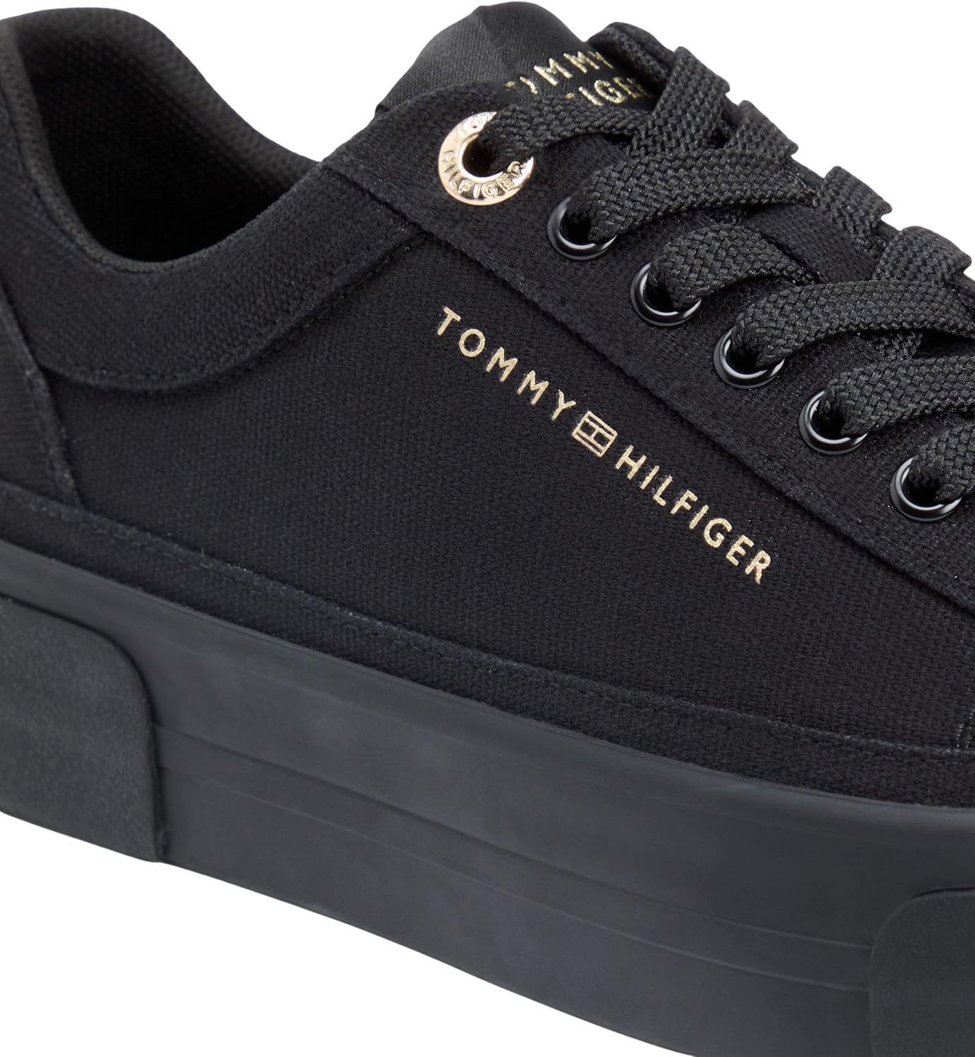 Thumbnail 3 de Tommy Hilfiger Femme Th Foxing Platform Canvas FW0FW09480 Bas – fiche d’évaluation