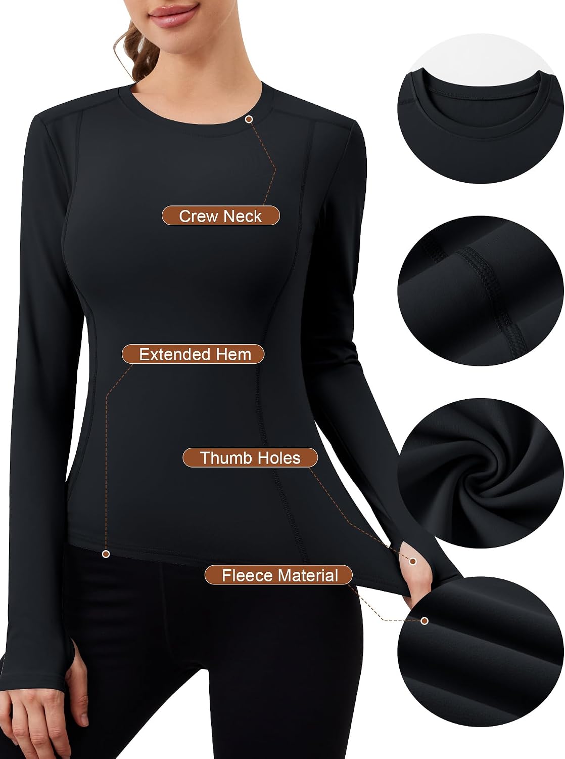 Thumbnail 2 de IECCP Damen Thermo Langarm Laufsportshirt