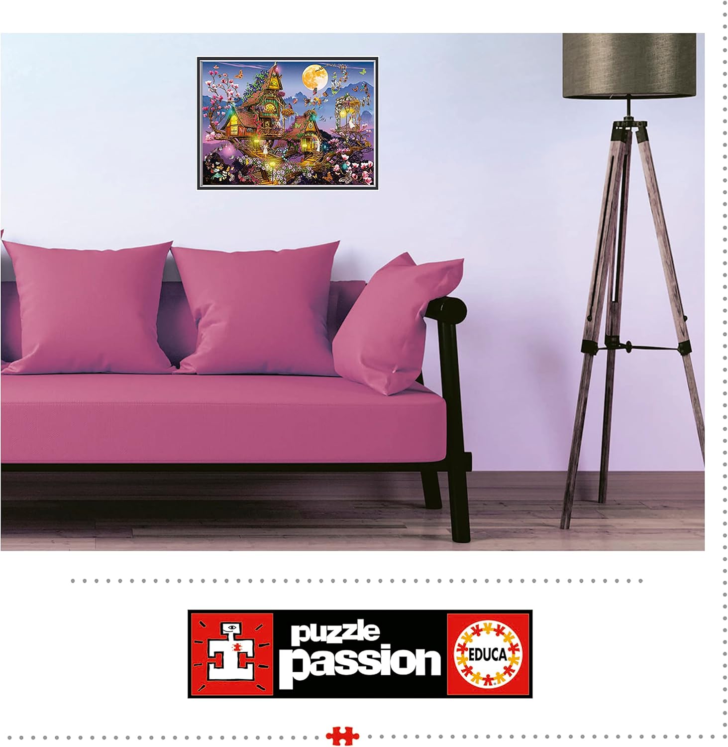 Thumbnail 4 de Educa Maison de Fée puzzle 500 pièces Cottage Fées Forêt Enchantée (48 x 34 cm) dès 11 ans