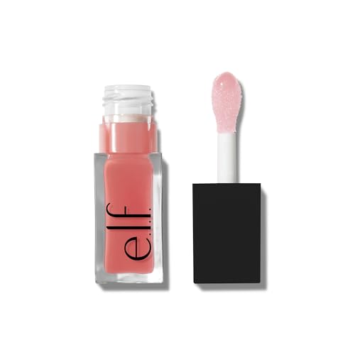 Detalle de e.l.f. Glow Reviver Lip Oil in Pink Quartz: A Lightweight, Shine-First Lip Oil