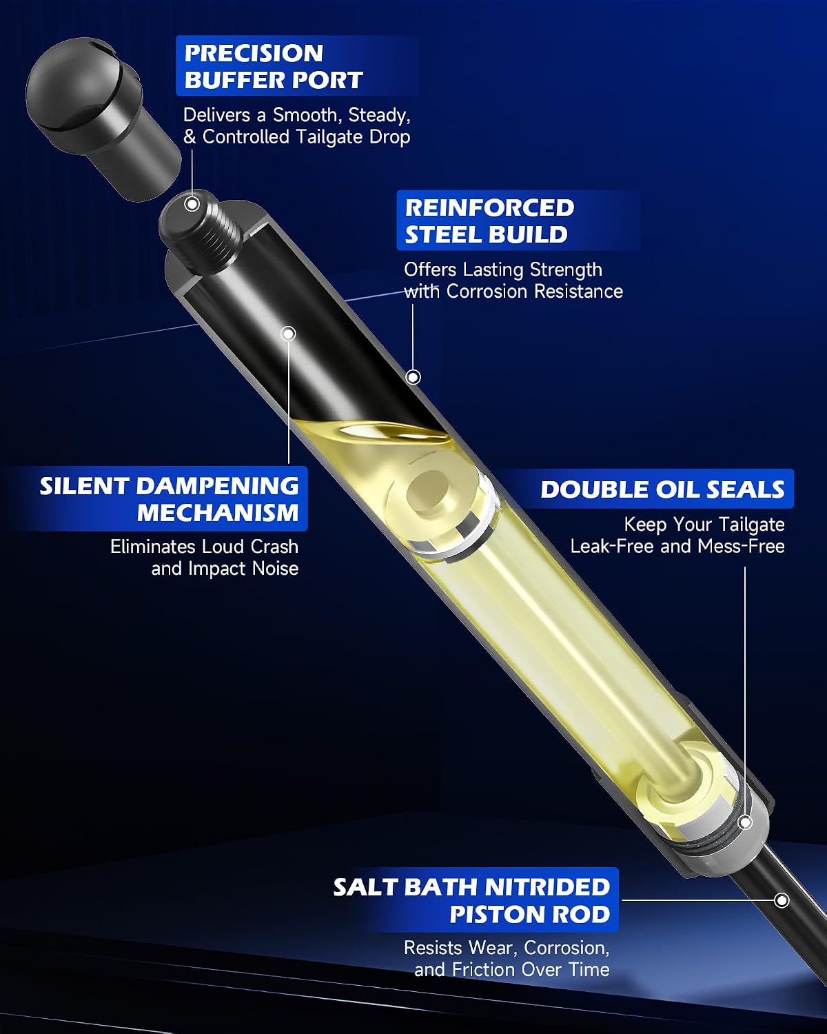 Detalle 1 de OMT tailgate assist 43204