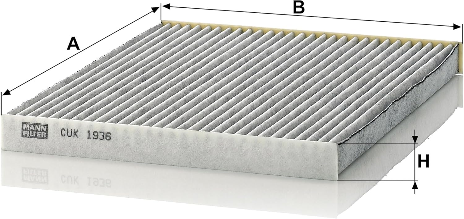 Thumbnail 2 de MANN-FILTER CUK 1936 Cabin Air Filter with Activated Carbon for Cars and Transporters