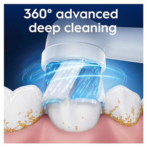 Thumbnail 1 de Oral-B iO Ultimate Clean Toothbrush Head — Twisted & Angled Bristles, Pack of 4 (White)