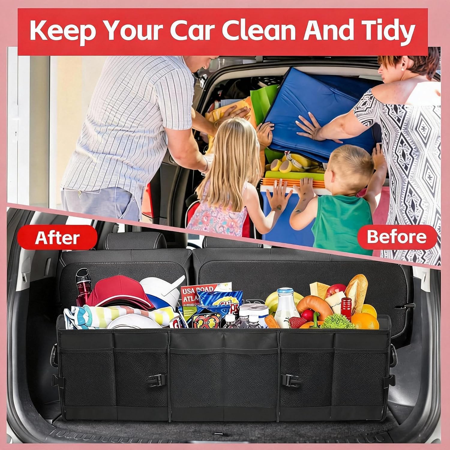 Thumbnail 6 de Snuopfy Car Trunk Organizer 95 L