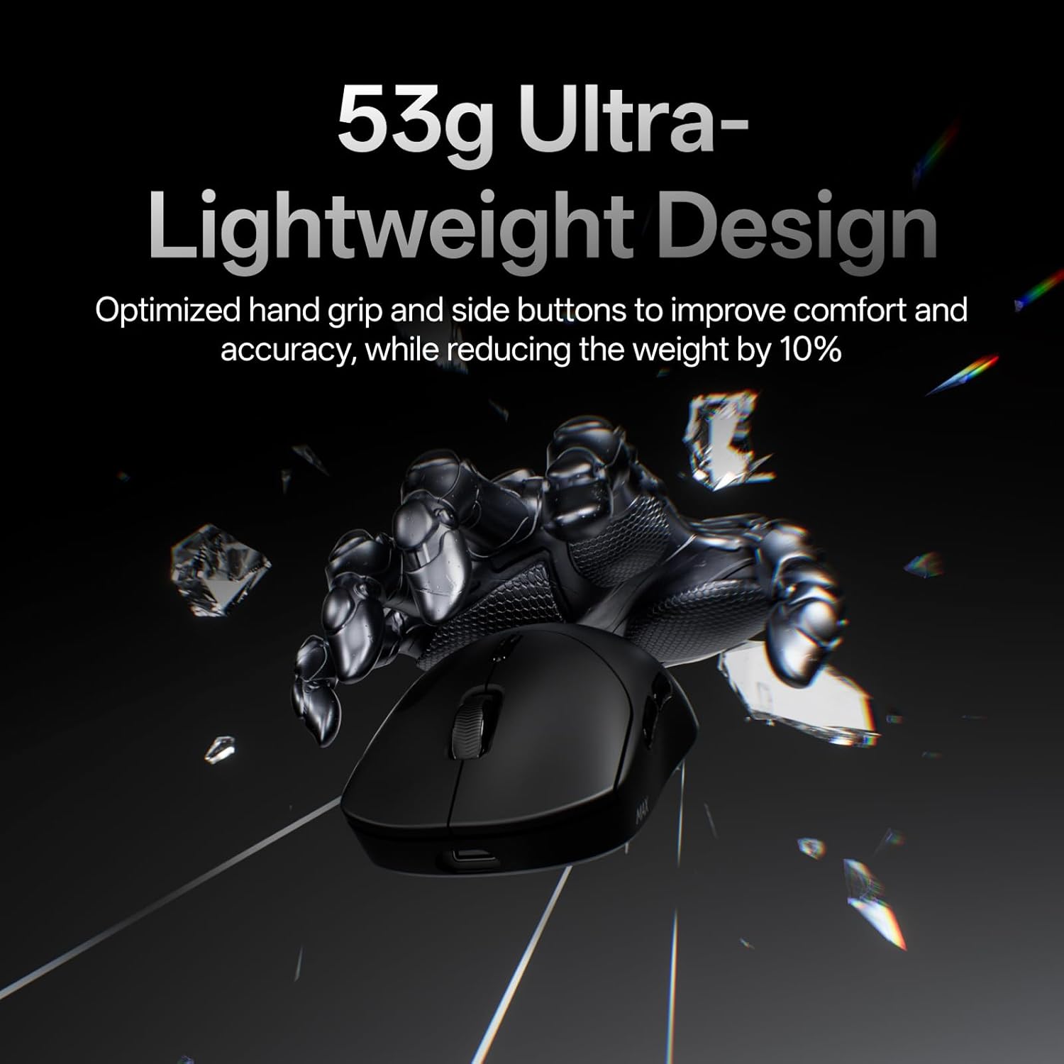 Thumbnail 2 de Rapoo VT2 MAX Wireless Gaming Mouse (True 8K, 53g, up to 750 hours, 10 programmable buttons)