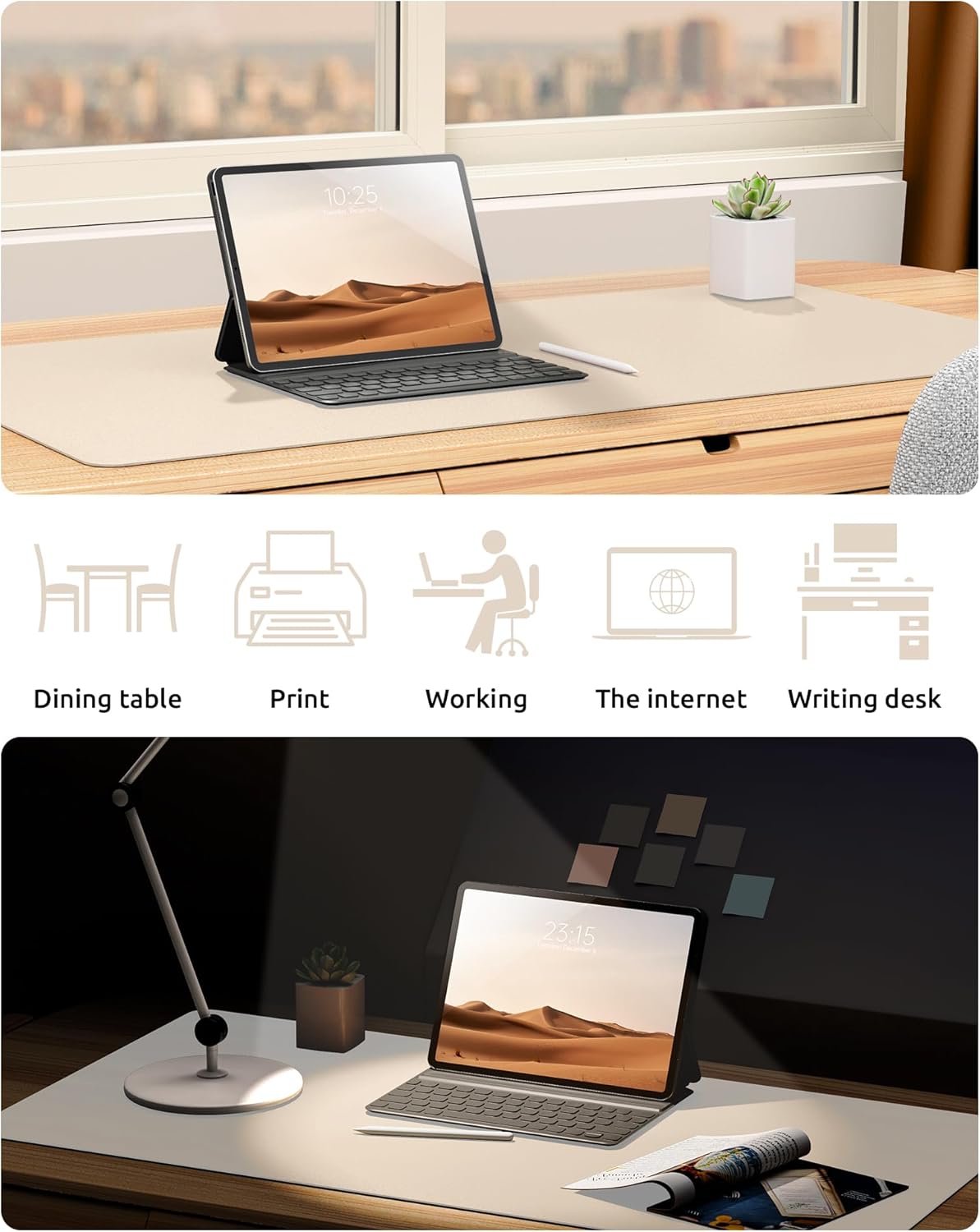 Thumbnail 5 de YSAGi Leather Desk Mat 60 x 35 cm 🧾